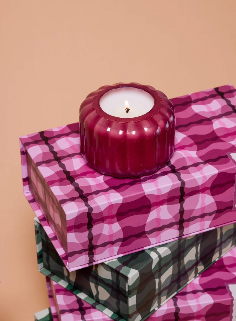 Ripple 4.5oz/127g Berry Candle Gift Set - Rose & Merlot (Set of 2)