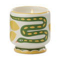 A Dopo 8oz./226g Snake Ceramic Candle - Wild Lemongrass