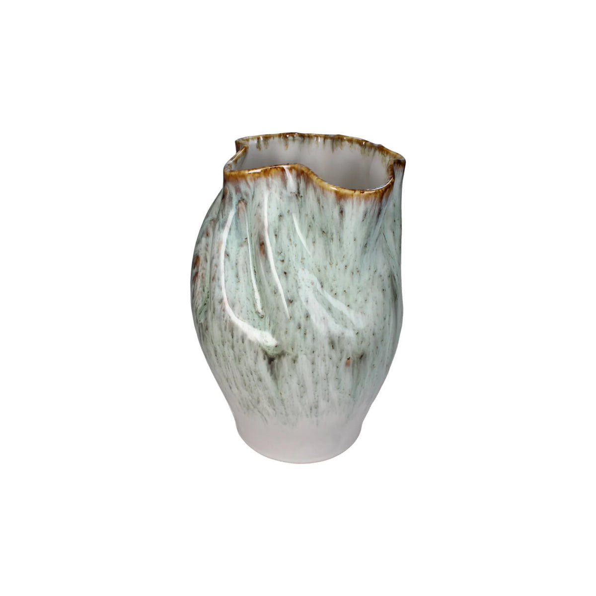 Vase Stoneware Green 22.5x20.5x30cm